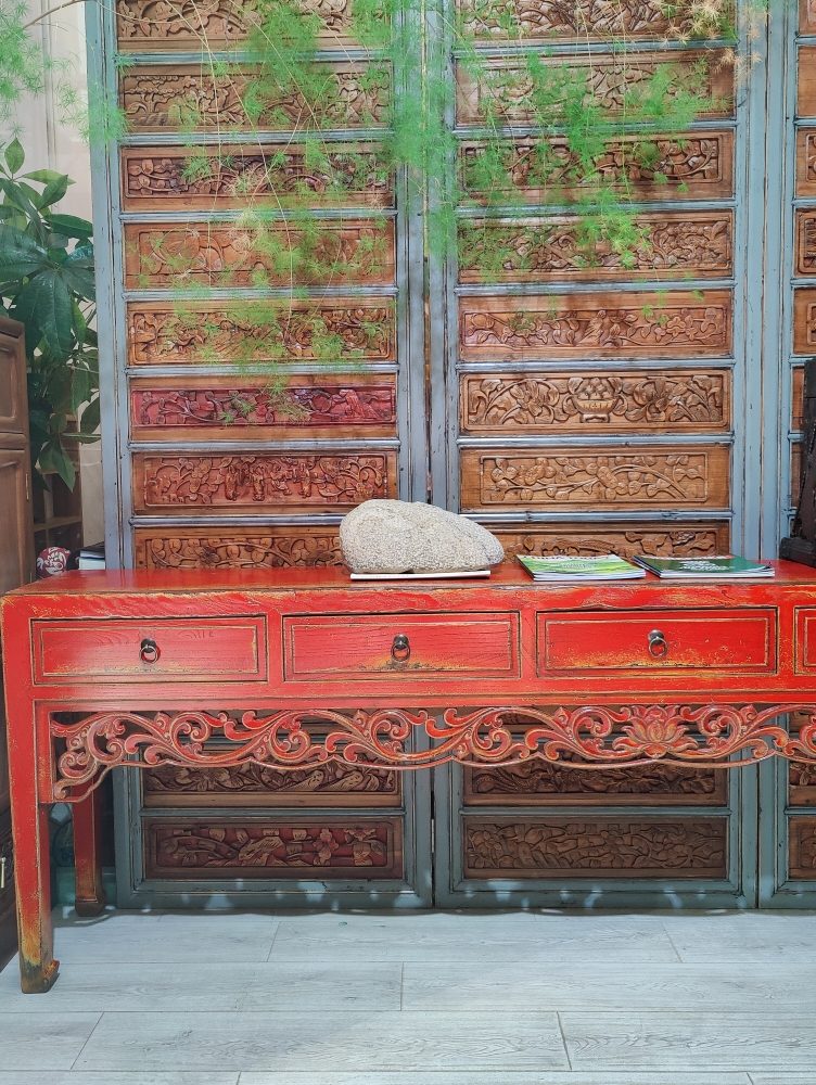出口系列雕花条案